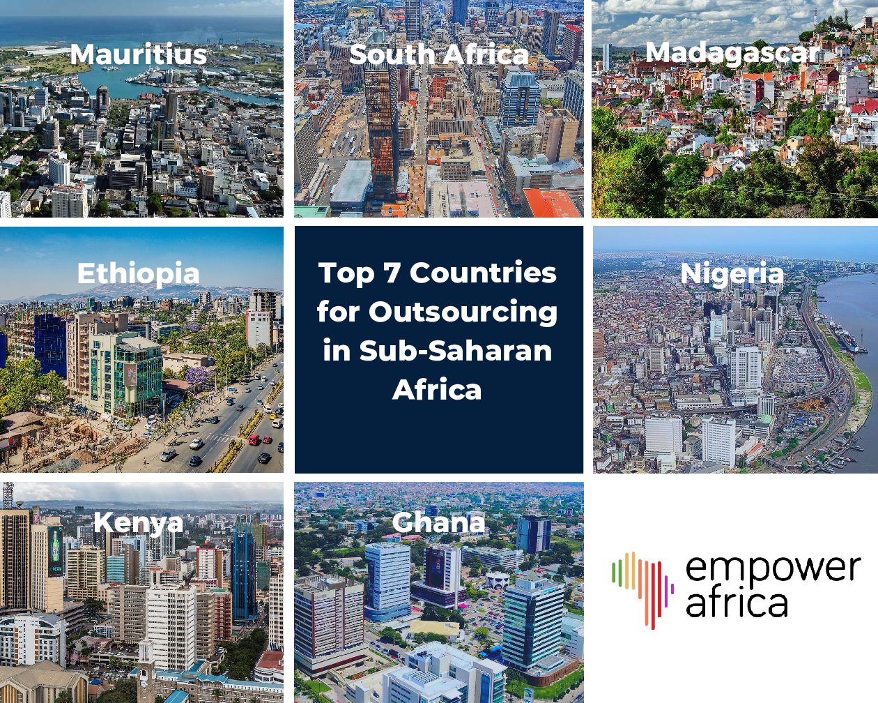 Top Seven Countries for Outsourcing in Sub-Saharan Africa
