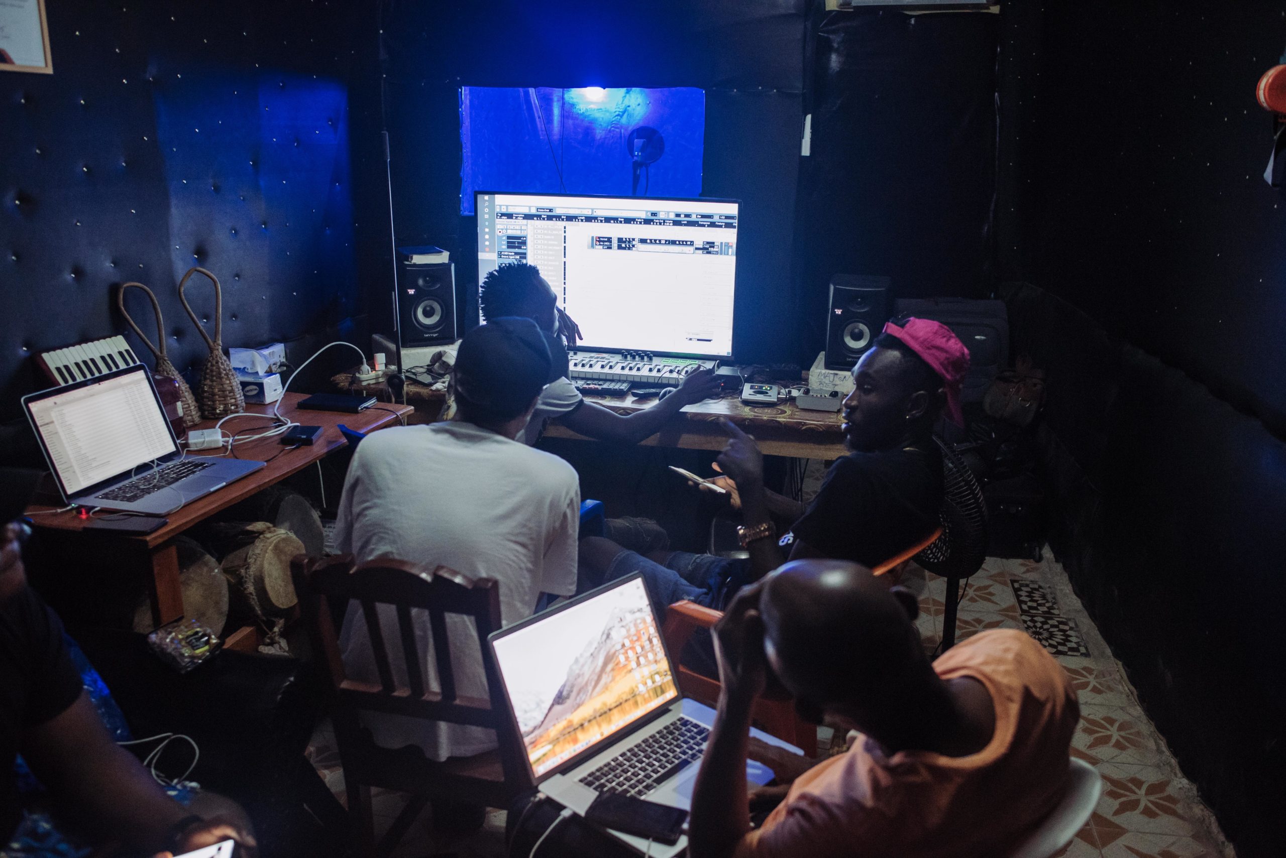 Music Studio in Partnership with the Kono Artists Movement