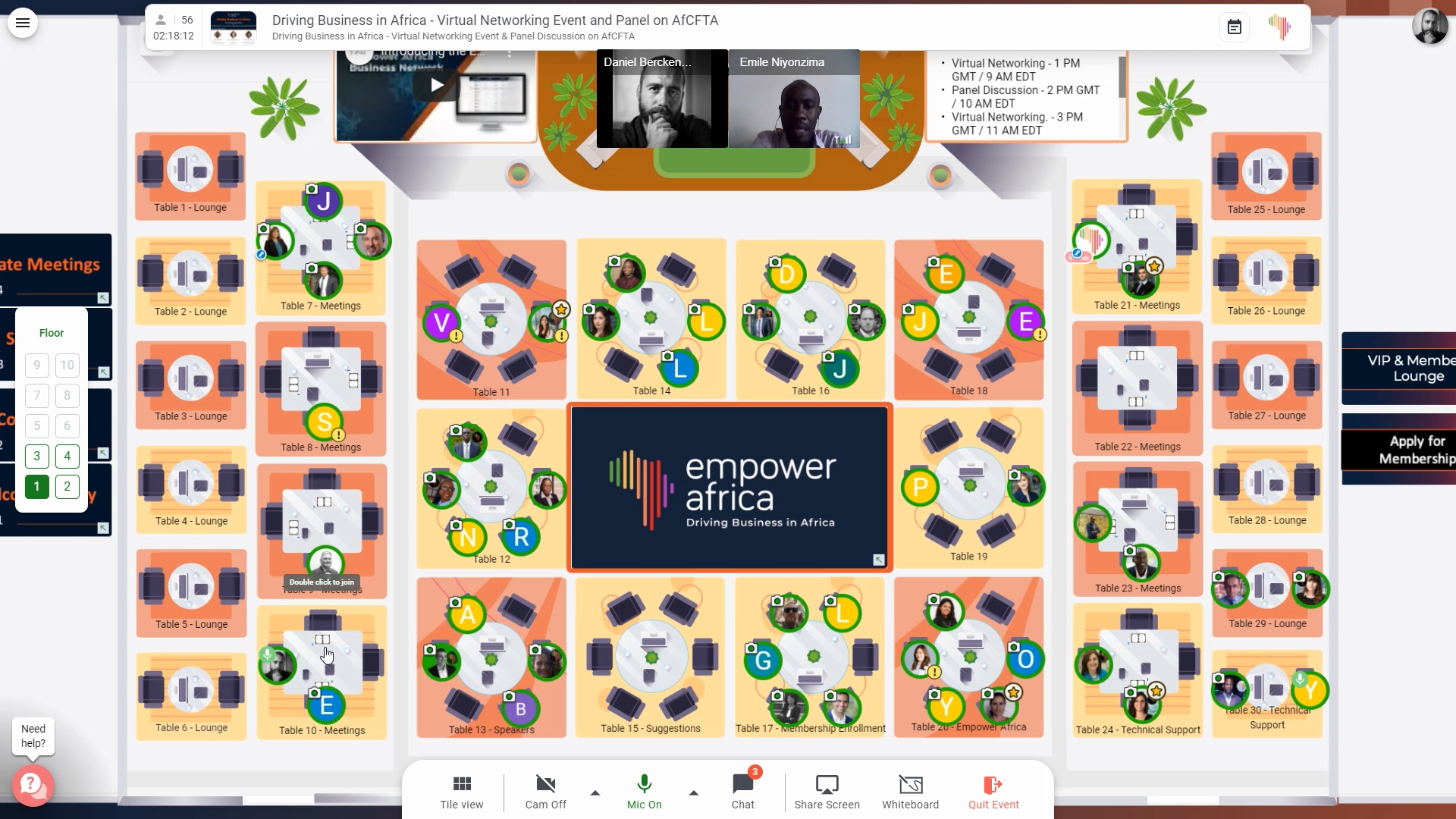 Diving Business in Africa – Virtual Networking and Panel Discussion on AfCFTA