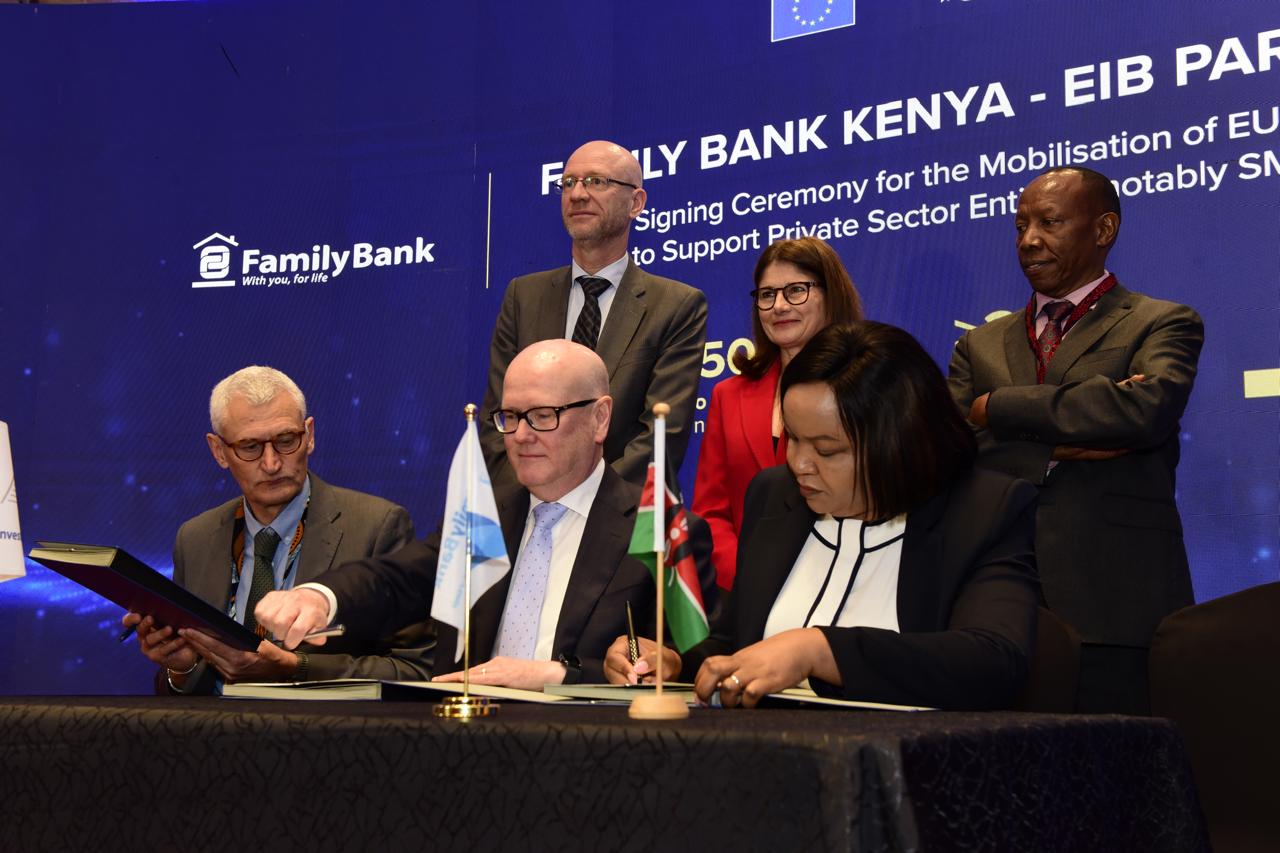 EIB Global and Family Bank Launch €100 Million to Support Women and Youth-Led Businesses in Kenya
