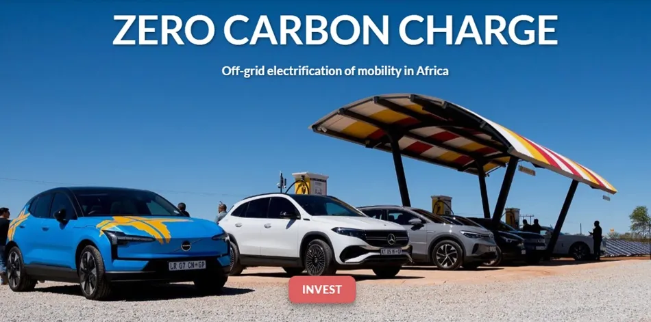 Zero Carbon Charge Secures $5.6 Million to Expand Off-Grid EV Charging Network in South Africa